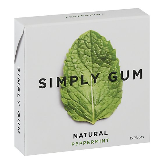 Simply Gum Nat Mint Flavor - 15 CT