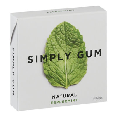 Simply Gum Nat Mint Flavor - 15 CT