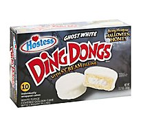 Hostess Ghost White Fudge Ding Dongs 10 count - 12.7 Oz