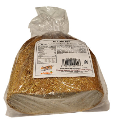 Plain Rye Bread 1lb Loaf - 16 LB - Image 1