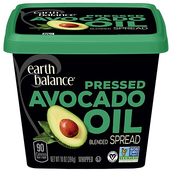 Earth Balance Pressed Avocado Oil Blended Spread - 10 Oz