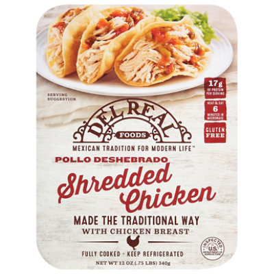 Del Real Foods Shredded Chicken - 12 OZ - Image 3