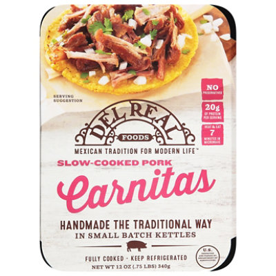 Del Real Foods Slow Cooked Pork Carnitas - 12 OZ - Image 3