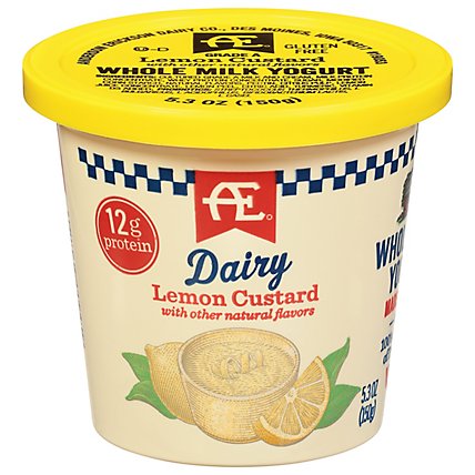 Anderson Erickson Dairy Yogurt Whole Lemon Custard - 5.3 Oz - Image 2