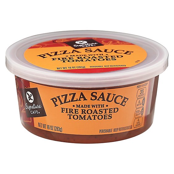 Signature Cafe Pizza Sauce W/fire Roasted Tomatoes - 10 OZ
