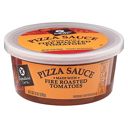 Signature Cafe Pizza Sauce W/fire Roasted Tomatoes - 10 OZ - Image 1