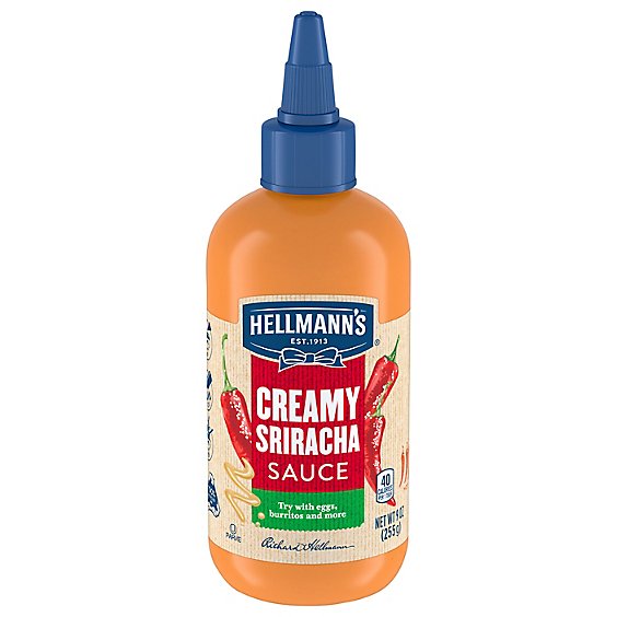 Hellmanns Sauce Creamy Sriracha - 9 Fl. Oz.
