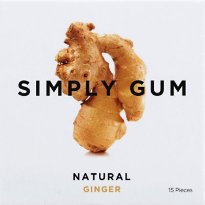 Simply Gum Ginger Gum - 15 CT - Image 1