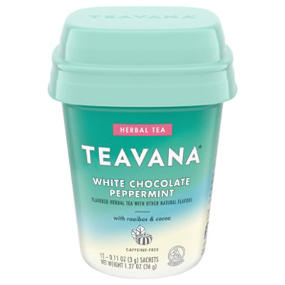 Starbucks Teavana White Chocolate Peppermint Herbal Tea with Roobois & Cocoa Sachet - 12 Count - Image 3