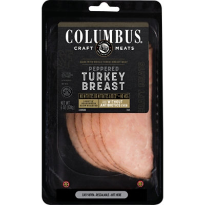 Columbus Abf Pepper Turkey - 6 OZ