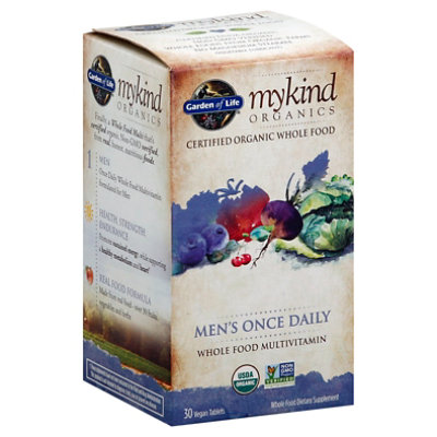 Gol Mykind Organics Mens Once Daily Tablets - 30CT - Image 1