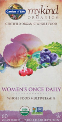 Gol Mykind Organics Womens Once Daily Tablets - 60CT - Image 2