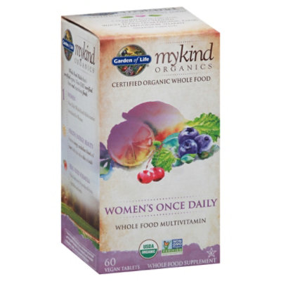 Gol Mykind Organics Womens Once Daily Tablets - 60CT - Image 1
