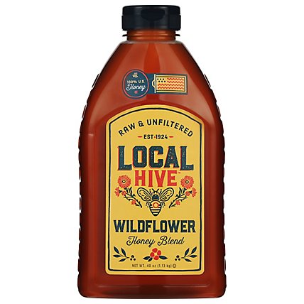 Local Hive 100% Raw Wildflower Honey - 40 OZ - Image 2