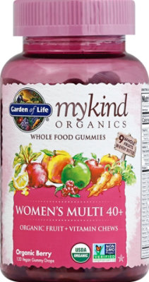 Gol Mykind Organics Womens 40 Multi Berry Gummy - 120CT - Image 2