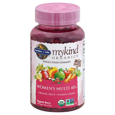 Gol Mykind Organics Womens 40 Multi Berry Gummy - 120CT - Image 1