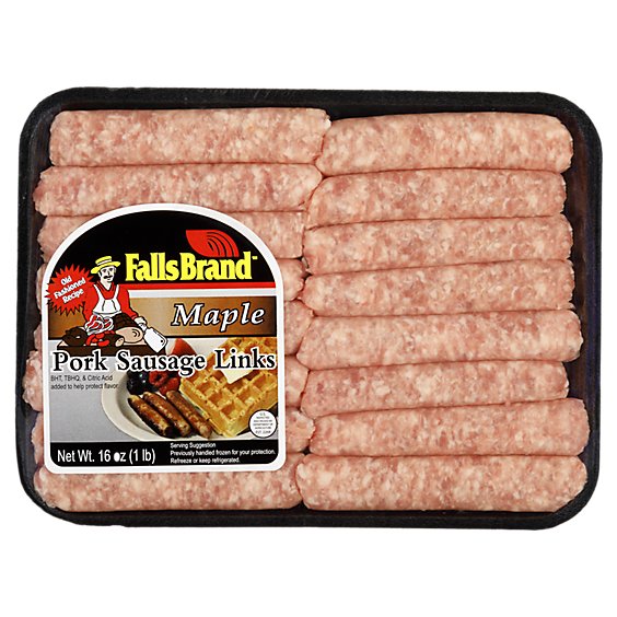 Falls Brand Breakfast Sausage Links Maple - 16 OZ