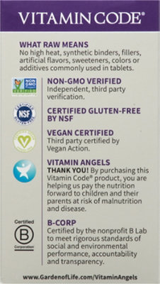 Gol Vitamin Code Raw Zinc Capsules - 60CT - Image 5
