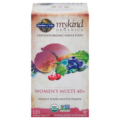 Gol Mykind Organics Womens 40 Multi Tablets - 120CT - Image 3