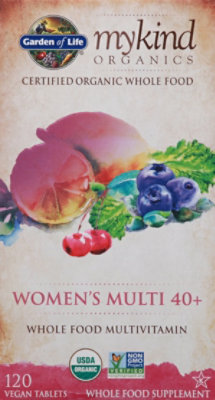 Gol Mykind Organics Womens 40 Multi Tablets - 120CT - Image 2