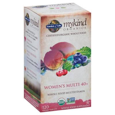 Gol Mykind Organics Womens 40 Multi Tablets - 120CT - Image 1