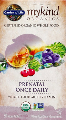 Gol Mykind Organics Prenatal Once Daily Tablets - 30CT - Image 2
