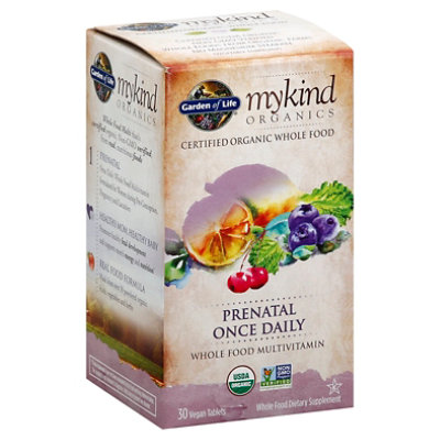 Gol Mykind Organics Prenatal Once Daily Tablets - 30CT - Image 1