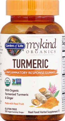 Gol Mykind Organics Turmeric Gummy - 120CT - Image 2