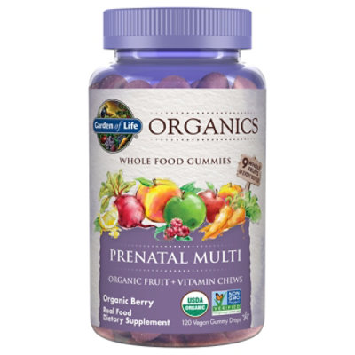 Gol Mykind Organics Prenatal Multi Berry Gummy - 120CT - Image 2