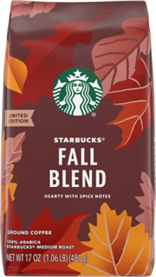 Starbucks Fall Blend 100% Arabica Limited Edition Medium Roast Ground Coffee Bag - 17 Oz - Image 2