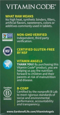 Garden of Life Vitamin Code Raw Calcium Vegetarian Capsules - 60 Count - Image 5