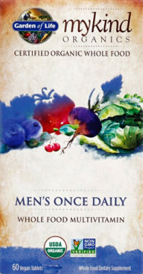 Gol Mykind Organics Mens Once Daily Tablets - 60CT - Image 2
