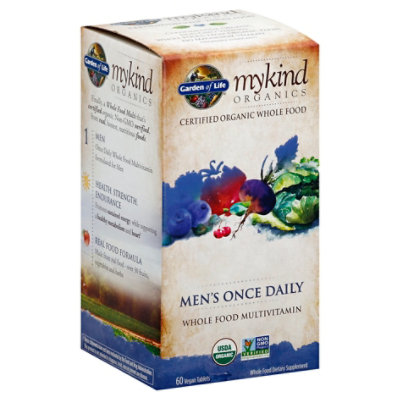 Gol Mykind Organics Mens Once Daily Tablets - 60CT - Image 1
