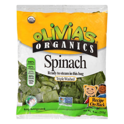 Olivias Micro Spinach Organic - 9 OZ - Image 2