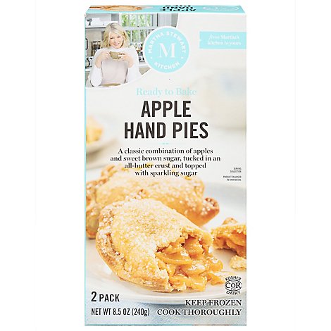Martha Stewart Kitchen Hand Pies Apple - 8.5 OZ