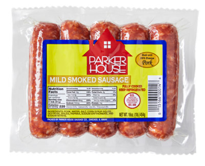Parker House Mild Smoked Sausage 16 OZ Safeway