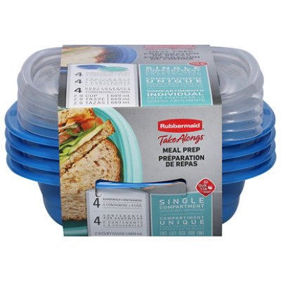 Rubbermaid Take Along On The Go Square - 4CT - Image 3