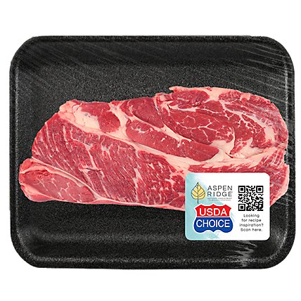 Aspen Ridge Choice Beef Chuck Steak Boneless - 1 Lb - Image 1