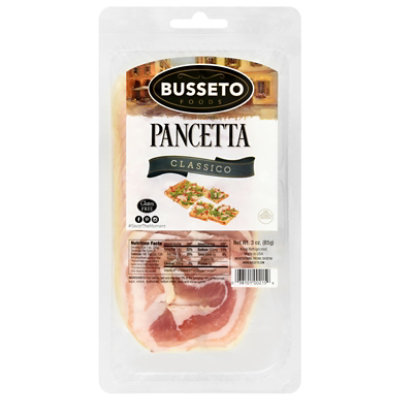 Busseto Classic Sliced Pancetta 3 OZ Safeway