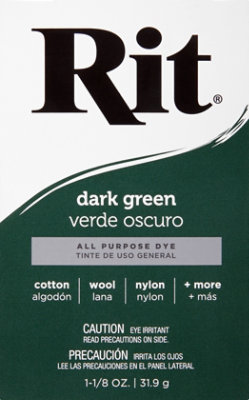 Rit Dark Green Number 35 Powder Fabric Dye - 1.125 OZ - Image 2