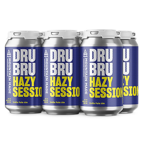Dru Bru Hazy Session Ipa In Cans - 6-12 FZ