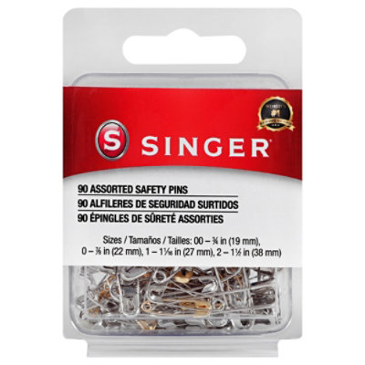 Singer Brass And Steel Safety Pins - 90 CT - Image 3