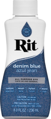 Rit Denim Blue Number 36 Liquid Fabric Dye - 8 FZ - Image 2