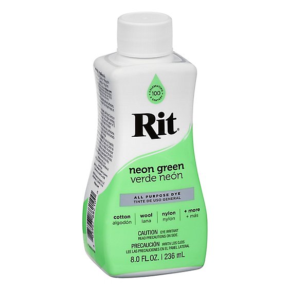 Rit Dye Liquid Neon Green - 8 OZ