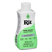 Rit Dye Liquid Neon Green - 8 OZ - Image 1