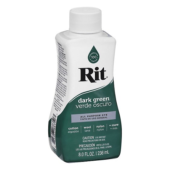 Rit Dark Green Number 35 Liquid Fabric Dye - 8 FZ