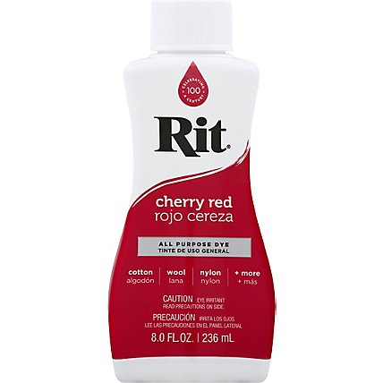Rit Dye Liquid Cherry Red - 8 FZ - Image 2
