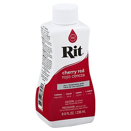 Rit Dye Liquid Cherry Red - 8 FZ - Image 1