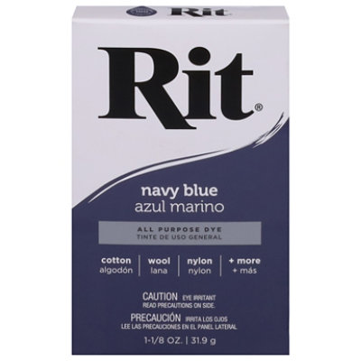 Rit Navy Blue Number 30 Powder Fabric Dye - 1.125 OZ