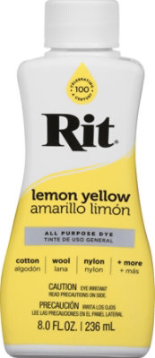 Rit Yellow Number 1 Liquid Fabric Dye - 8 FZ - Image 2